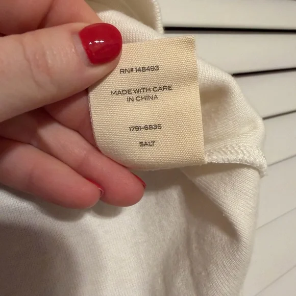 NWT DÔEN “Angie” Square Neck Tank in Salt / M - Picture 7 of 7